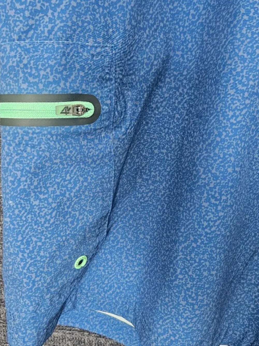 Zero Exposure Swim Trunks Mens XXL Blue Lined Stretch UV Protection New